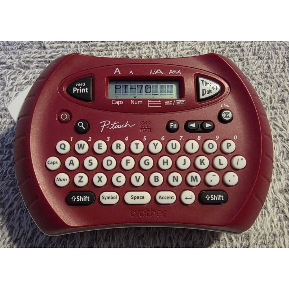 Brother PT-70SR Personal Handheld Labeler with special time & date function